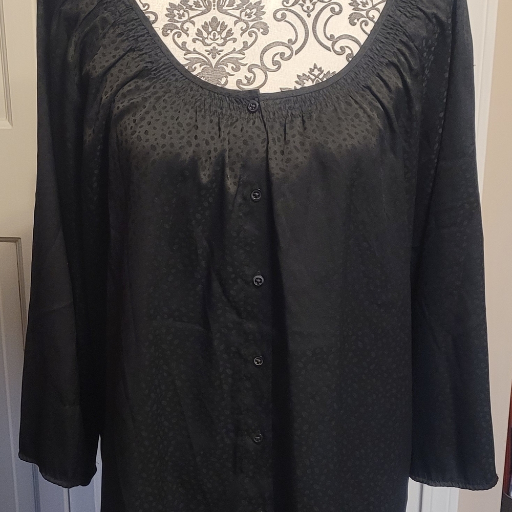 Elegant Black Women's Top